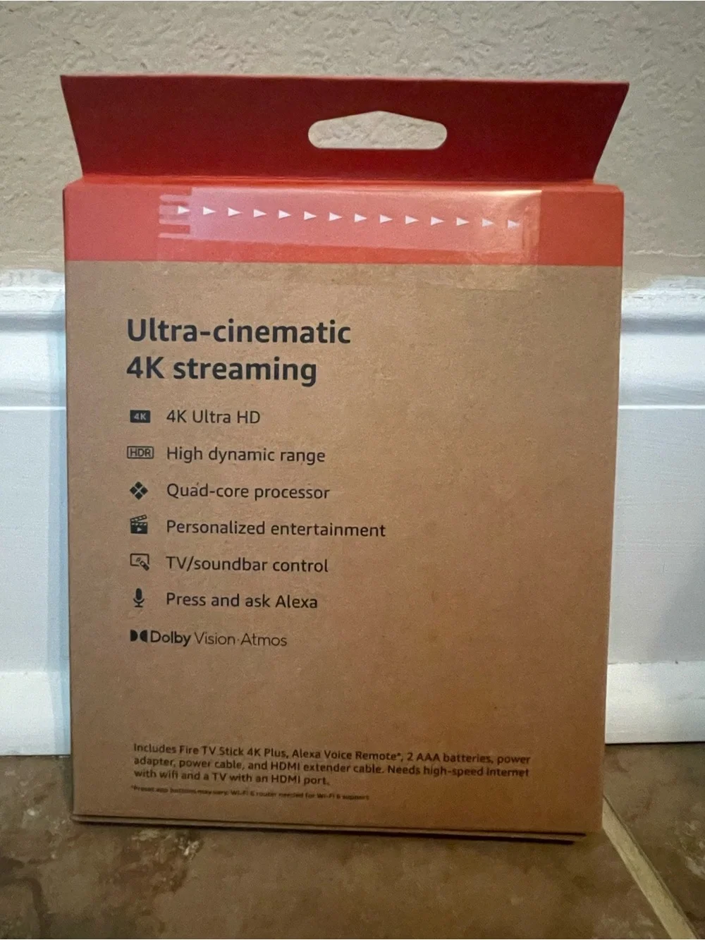Amazon Fire TV Stick 4K Plus - Brown and Red Packaging - Picture 3 of 3